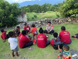 Subsatgas Si-Ipar Polres Jayapura Terus Konsisten Tingkatkan Literasi Warga Bahtera Hebron Doyo Baru