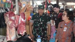 Pastikan Harga Sembako Stabil, Dandim 1310/Bitung bersama Pemerintah Kota Bitung Sidak Pasar Winenet