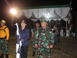 Perkuat Sinergi TNI – Rakyat, Hukum Tua Kema Dua Ariantje Loho, Lepas Peleton Beranting Yudha Wastu Pramuka Jaya