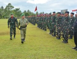 Upacara Peringatan Hari Juang Infanteri Ke-77 Tahun 2025, Dandim 1310/Bitung Sukses Jalankan Tugas sebagai Komandan Upacara