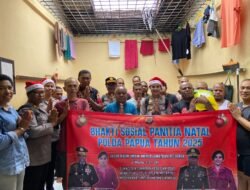 Berbagi Sukacita Natal 2025, Polda Papua Salurkan Bingkisan di Rutan dan Tengah Masyarakat