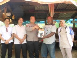 Subsatgas Keladi Sagu Ops Rasaka Cartenz 2025 Gelar Pemeriksaan Kesehatan Gratis bagi Warga Doyo Baru