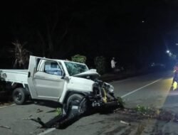Diduga Dipengaruhi Miras, Pengemudi Alami Kecelakaan Tunggal di Sentani