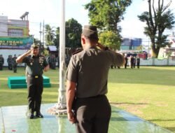 Pimpin Upacara 17-an dan Jam Komandan, Dandim 1310/Bitung Ingatkan Pam Personel dan Bijak Menggunakan Medsos