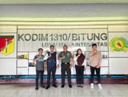 Terima Kunjungan Kepala SPPG dan Staf, Dandim 1310/Bitung Pastikan Program MBG Berjalan Lancar dan Aman