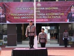 Momentum Hari Kesadaran Nasional, Polda Papua Berikan Penghargaan Satyalancana Pengabdian