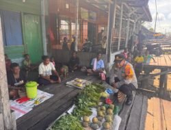 Tingkatkan Keamanan dan Ketertiban Wilayah, Polsek Citak Mitak Laksanakan Patroli Dialogis