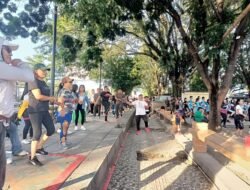 Wujud Sinergitas TNI, Kodim 1310/Bitung Olahraga Bersama Pemerintah, Ormas dan Masyarakat