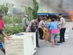 Kebakaran Hebat di Karubaga Tolikara, Polda Papua Imbau Warga Tetap Waspada dan Tidak Terprovokasi Isu