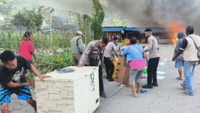Kebakaran Hebat di Karubaga Tolikara, Polda Papua Imbau Warga Tetap Waspada dan Tidak Terprovokasi Isu