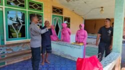 Akhiri Masa Jabatan, Kapolsek Kurik Gelar Bakti Sosial untuk Warga Kampung Wonorejo