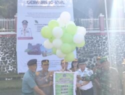Wujud Nyata Sinergi TNI dan Lintas Sektoral, Kodim 1310/Bitung Apel Bersama Pencanangan Gerakan Indonesia Asri di Kabupaten Minut