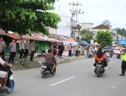 Polda Papua Barat Intensifkan Strong Point Jelang Berbuka Puasa
