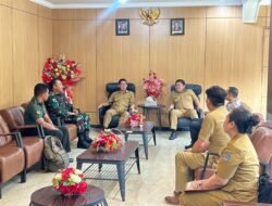 Wujud Sinergitas TNI dan Pemerintah Daerah, Dandim 1310/Bitung Tandatangani Karya Bakti Revitalisasi Marshalling Area Yon TP 916 Makawidey