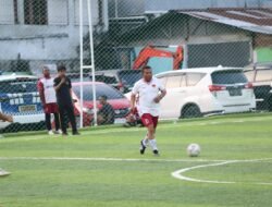 Kapolda Papua Hadiri Pertandingan Minisoccer Spripim vs Bid Propam, Pererat Soliditas dan Kebersamaan Personel