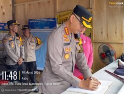 Kunjungan Kapolresta Manokwari Beserta Ketua Bhayangkari Cabang kota Manokwari dan PJU Ke Pos Ketupat Mansinam 2026