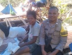 Bhabinkamtibmas Distrik Rumberpon Laksanakan Sambang dan Himbauan Kamtibmas di Kampung Yembekiri II