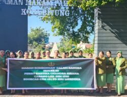Peringati HUT ke-80 Persit Kartika Chandra Kirana Tahun 2026, Anggota dan Pengurus Persit KCK Cabang LXII Kodim 1310 Bitung Gelar Ziarah Rombongan