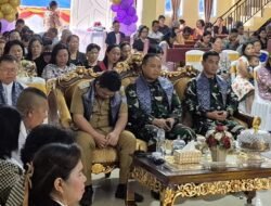 Wujud Sinergi TNI dan Pemerintah Daerah Dalam Kehidupan Beragama, Dandim 1310/Bitung Bersama Wakil Walikota Bitung Hadiri Ibadah Syukur HUT ke-51 GMIM Maranatha Kasawari 