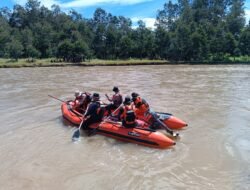 Polres Jayawijaya dan Basarnas Lanjutkan Pencarian Korban Jembatan Gantung Wouma Hari Ke-3