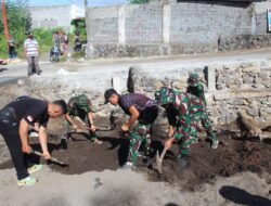 Karya Bakti Pembersihan Lokasi Pembangunan Jembatan Garuda, Wujud Sinergi TNI dan Masyarakat di Girian Indah