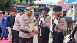 Kapolda Papua Barat Pimpin Apel Pagi dan Berikan Arahan kepada Personel Polres Teluk Wondama