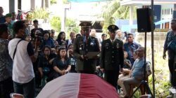 Wujud Penghormatan Atas Pengabdian, Kodim 1310/Bitung Gelar Upacara Persemayaman dan Pemakaman Secara Militer Kepada Purnawirawan TNI