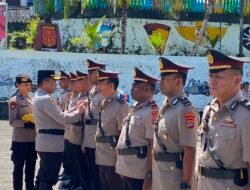Kapolres Fakfak Pimpin Sertijab Pejabat Utama dan Kapolsek Jajaran