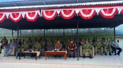 Sambut Kedatangan Personel Satgas Pamtas RI-PNG Mobile Yonif Raider 712/Wiratama, Dandim 1310/Bitung Hadir Pada Upacara Penyambutan