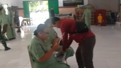 Deteksi Gangguan Penglihatan Sejak Dini, Prajurit dan Persit Kodim 1310/Bitung Lakukan Pemeriksaan Mata Gratis