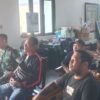 Nobar Personel Kodim 1310/Bitung Bersama Masyarakat Ciptakan Suasana Akrab