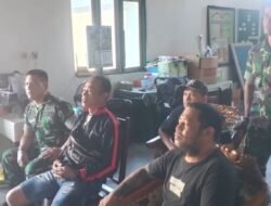 Nobar Personel Kodim 1310/Bitung Bersama Masyarakat Ciptakan Suasana Akrab