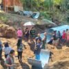 Kodim 1310/Bitung Membangun Dua Jembatan Armco Sebagai Tindak Lanjut Program Pemerintah Pusat, Untuk Mempermudah Akses dan Distribusi Hasil Pertanian Warga