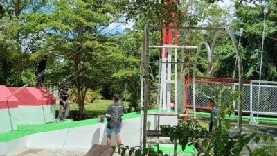 Pembangunan Jembatan Perintis Garuda di Kelurahan Rap Rap Capai Tahap Finishing