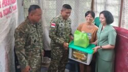 Sambut Hari Jadi Kodam XIII/Merdeka Ke-68, Dandim 1310/Bitung Dampingi Danrem 131/Santiago Gelar Anjangsana dan Bakti Sosial