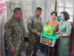 Sambut Hari Jadi Kodam XIII/Merdeka Ke-68, Dandim 1310/Bitung Dampingi Danrem 131/Santiago Gelar Anjangsana dan Bakti Sosial