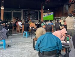 Nobar Bersama Wartawan, Kabid Humas Polda Papua Barat Sampaikan Imbauan Kamtibmas