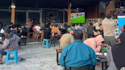 Nobar Bersama Wartawan, Kabid Humas Polda Papua Barat Sampaikan Imbauan Kamtibmas
