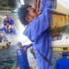 Tertinggal KM Sabuk Nusantara, Warga Disusul Polairud Polres Fakfak Pakai Longboat