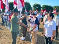 Semarakkan Pembukaan HUT ke-81 Kemerdekaan RI di Kota Bitung, Kasdim 1310/Bitung Hadiri Merdeka Fun Walk Wujud Sinergitas TNI bersama Pemerintah Daerah