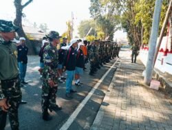 Intensifkan Persiapan Jelang HUT ke-81 RI, Personel Kodim 1310/Bitung dan Pasukan 45 Gelar Latihan Paskibraka Hari Kedua