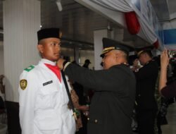 Kuatkan Semangat Nasionalisme Generasi Muda, Dandim 1310/Bitung Hadiri Pengukuhan Calon Paskibraka Kota Bitung Tahun 2026