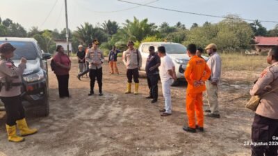 Kapolres Teluk Bintuni Kunjungi LNG Tangguh, Pementuk Pos Karhutla dan Pastikan Personel Maksimalkan Pemadaman
