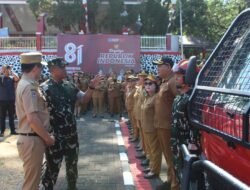 Pastikan Kesiapan Personel dan Sarpras, Kodim 1310/Bitung dan Forkopimda Minut Selenggarakan Apel Gelar Pasukan Kesiapsiagaan Penanggulangan Karhutla di Minahasa Utara