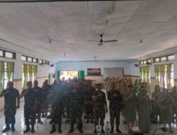 Cegah Pelanggaran Hukum, Masalah Keluarga dan Stres Kerja, Prajurit, ASN dan Keluarga Besar Kodim 1310/Bitung Terima Penyuluhan Pembinaan Mental