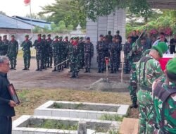 Wujud Penghormatan serta Penghargaan Atas Jasa dan Pengabdian, Kodim 1310/Bitung Gelar Upacara Pemakaman Secara Militer Kepada Almarhum Serka (Purn) Hans Wungkana