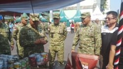 Bantu Warga Penuhi Kebutuhan Pokok dengan Harga Terjangkau, Kodim 1310/Bitung Ikut Berptartisipasi dalam Kegiatan Bazar Murah Peringati HUT ke-81 TNI