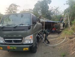 Peduli Kemarau Panjang Akibat El Nino, Kodim 1310/Bitung Gerakkan Bakti TNI, Salurkan Air Bersih “Door To Door” Bantu Warga Terdampak Kekeringan
