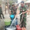 Ringankan Beban Warga Hadapi Kemarau Panjang Akibat Fenomena El Nino, Kodim 1310/Bitung Distribusikan 5.000 Liter Air Bersih untuk 37 KK Terdampak di Likupang Timur